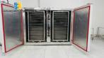 Horno deshidratador de acero inoxidable con 120 bandejas