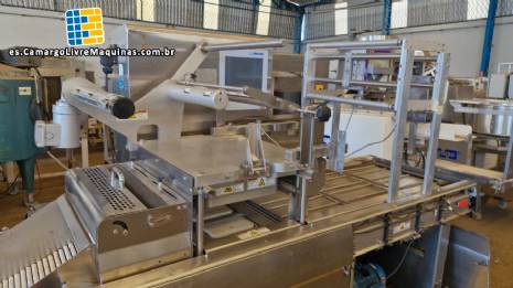 Envasadora termoselladora autom�tica de bandejas de acero inoxidable Multivac