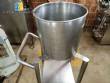 Tanque de trasiego con soporte y ruedas de acero inoxidable 20 litros