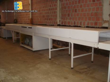 Tnel de enfriamiento industrial