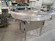 Mesa acumuladora giratoria Masipack de acero inoxidable de 1200 mm