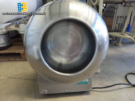 Mquina de recubrimiento de sobremesa Lemaq de 10 kg en acero inoxidable