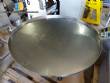 Mesa clasificadora acumuladora giratoria de acero inoxidable de 1100 mm