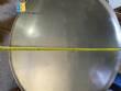 Mesa clasificadora acumuladora giratoria de acero inoxidable de 1100 mm