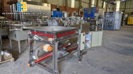 Silo de transferencia con transportador de tornillo de acero inoxidable Maqinox