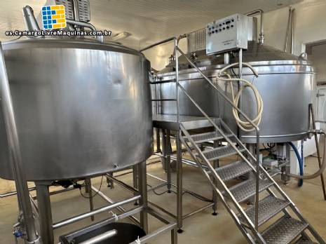 Queijomatic para hacer pasta de queso Globo Inox 8.000 litros