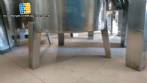 Tanque de acero inoxidable para 1.500 litros con camisa y agitador