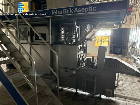 M�quina llenadora as�ptica Tetra Pak TBA 8 para envases de cart�n Tetra Brik.