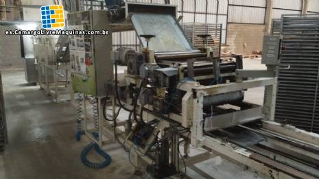 L�nea continua autom�tica para la producci�n y deshidrataci�n de pasta fresca casera.