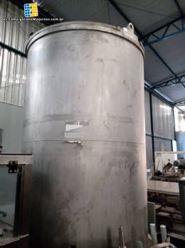 Tanque de acero inoxidable para 5000 L