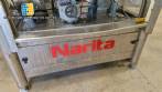 Etiquetadora autom�tica de acero inoxidable con dos cabezales para etiquetas autoadhesivas Narita