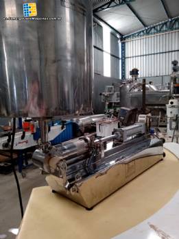 Llenadora pastosa en acero inoxidable pulido 304