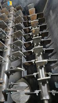 Mezcladora/trituradora/desagregadora de acero, 20 CV, 1,5 toneladas.