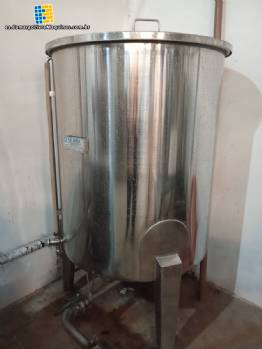 Tanque de almacenamiento de acero inoxidable Zegla de 1.000 litros