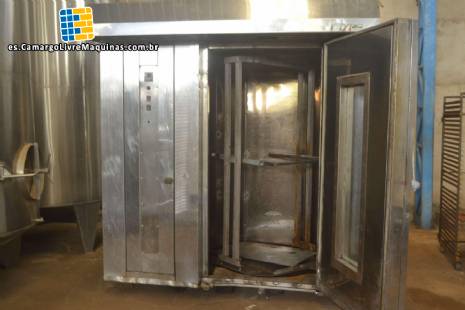 Horno rotatorio de gas de acero inoxidable Hypolito