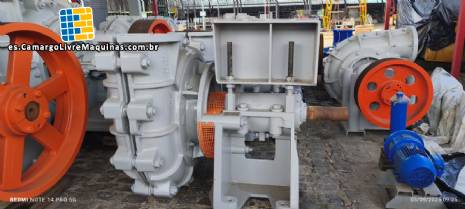 Bomba centrfuga Weir Warman 300 FL para lodos abrasivos de alta resistencia