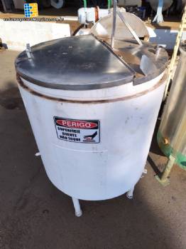 Tanque de fusi�n de con camisa de acero al carbono de 1200 litros