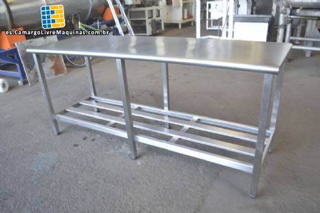 Mesa de acero inoxidable 700 mm x 2000 mm