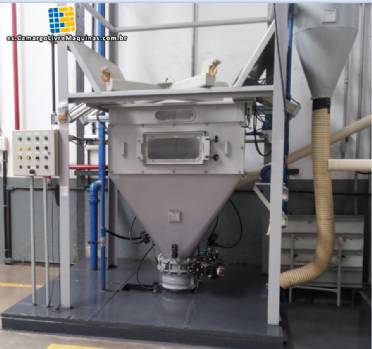 Pesaje y mezcla el sistema dinmico de aire para polvo granular