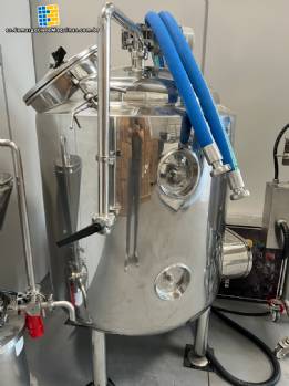 Tanque reactor de mezcla con camisa herm�tica de acero inoxidable de 300 litros