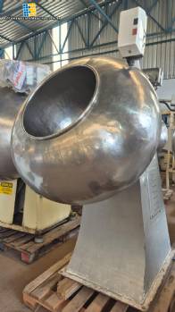 Sartén Incapi de acero inoxidable con revestimiento liso de 250 litros