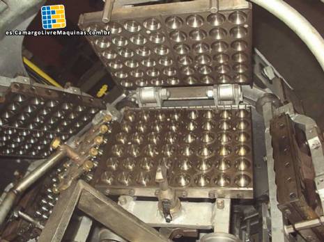 Horno industrial waffer para chocolates