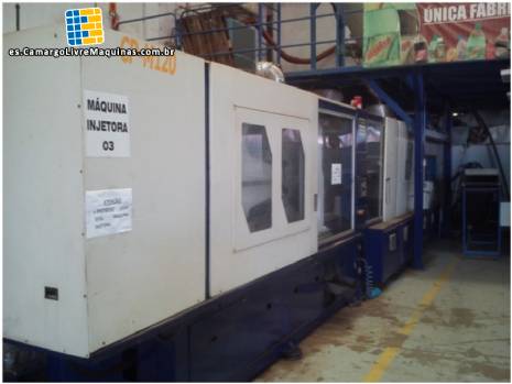 Gran mquina de moldeo por inyeccin de plstico industrial