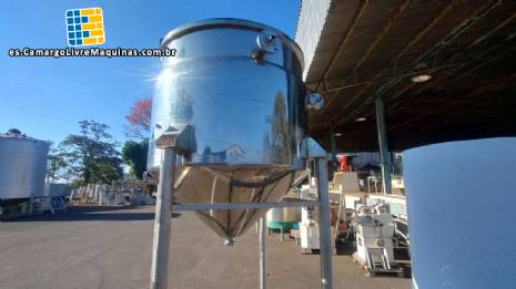 Tanque de mezcla con camisa de acero inoxidable de 1800 litros