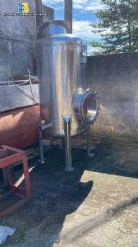 Filtro industrial de acero inoxidable con carb�n activado, 10 m�/h