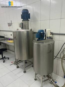 Productor continuo de helados y aa con trituradora y mezcladora de jarabe Lupafrio