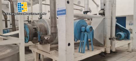 L�nea de producci�n de pan rallado: 15 toneladas por d�a.