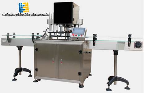 Máquina automática de sellado y taponado de latas Hualian Machinery Máquina automática de sellado y taponado de latas Hualian Machinery