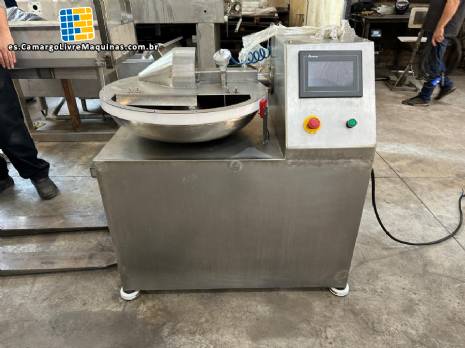 Procesador/cortador de alimentos de acero inoxidable para picar y emulsionar carnes y embutidos, 20 litros. Procesador/cortador de alimentos de acero inoxidable para picar y emulsionar carnes y embutidos, 20 litros.